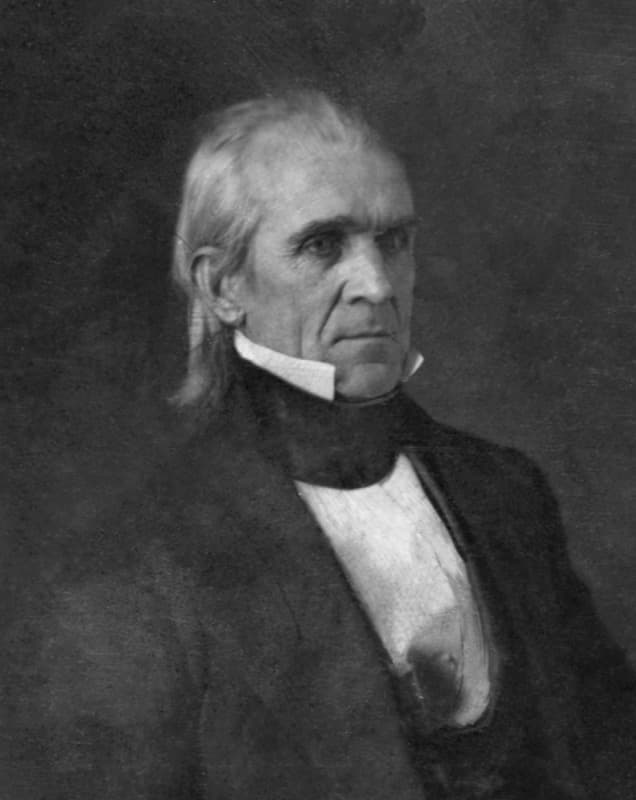 Portrait of James K. Polk