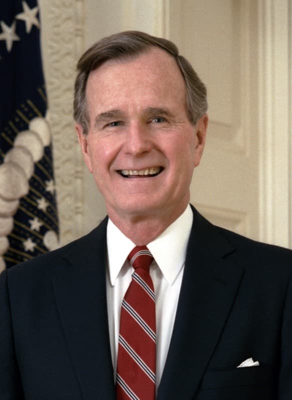 Portrait of George H. W. Bush